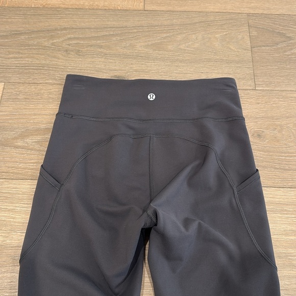 LULULEMON Graphite Gray Invigorate High-Rise Tight 25 Everlux Training Legging 6 - Picture 6 of 15